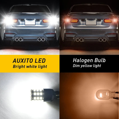 2X AUXITO LED Backup Bulbs 7440 7443 7444 for Hilux N70