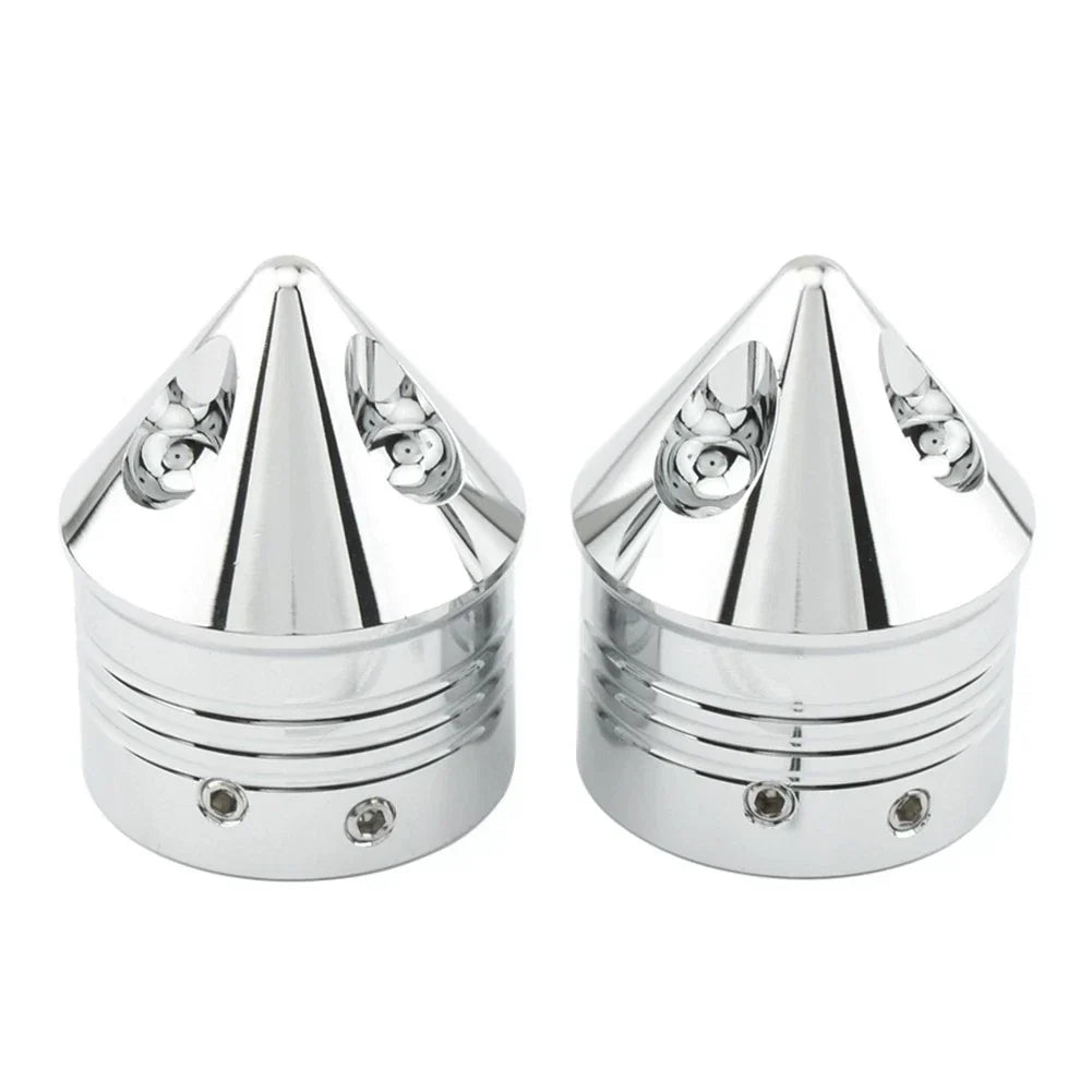 Axle Nut Cover Cap for Harley Softail Dyna Touring Road Glide