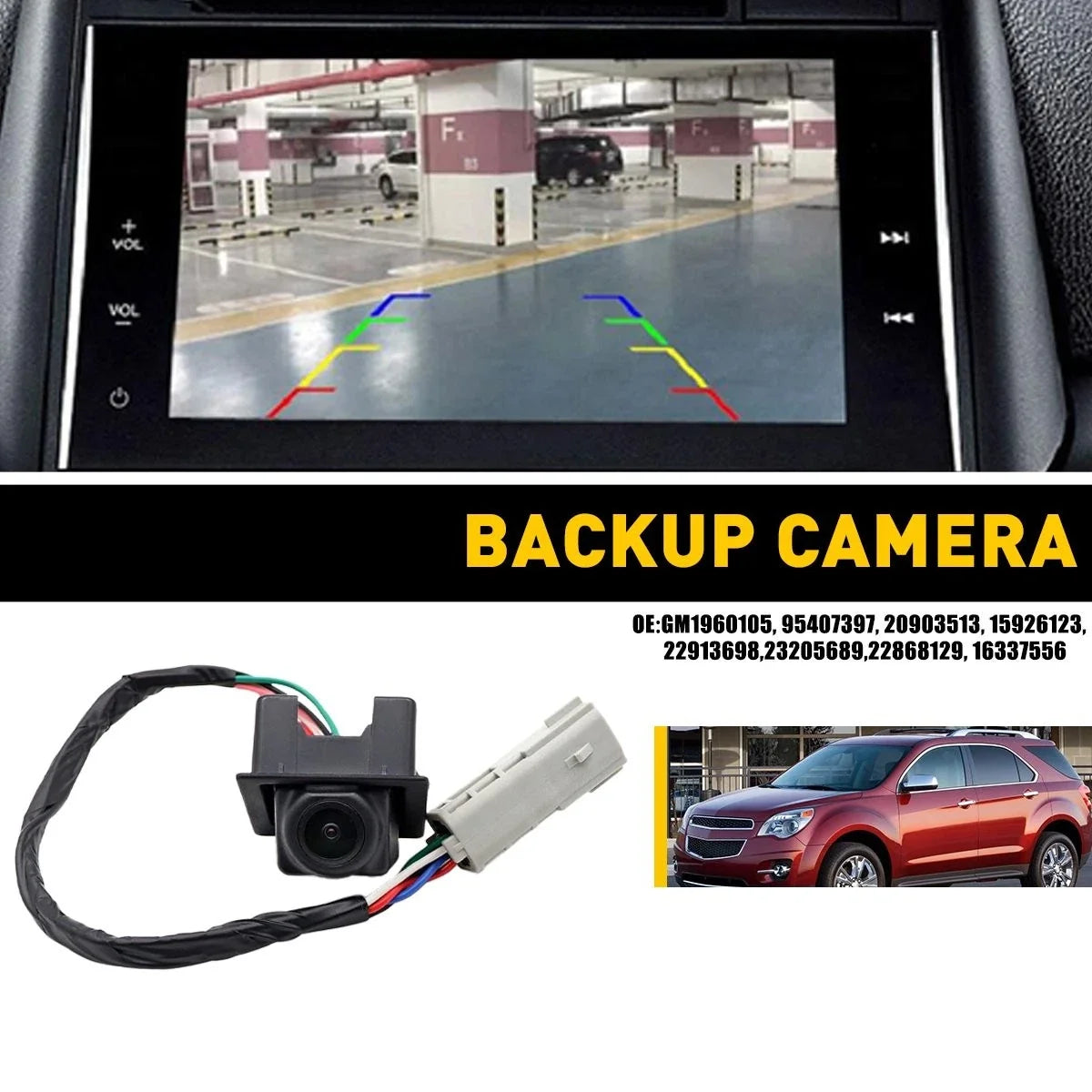 Rear Backup Camera for Chevrolet Equinox (2010–2017)