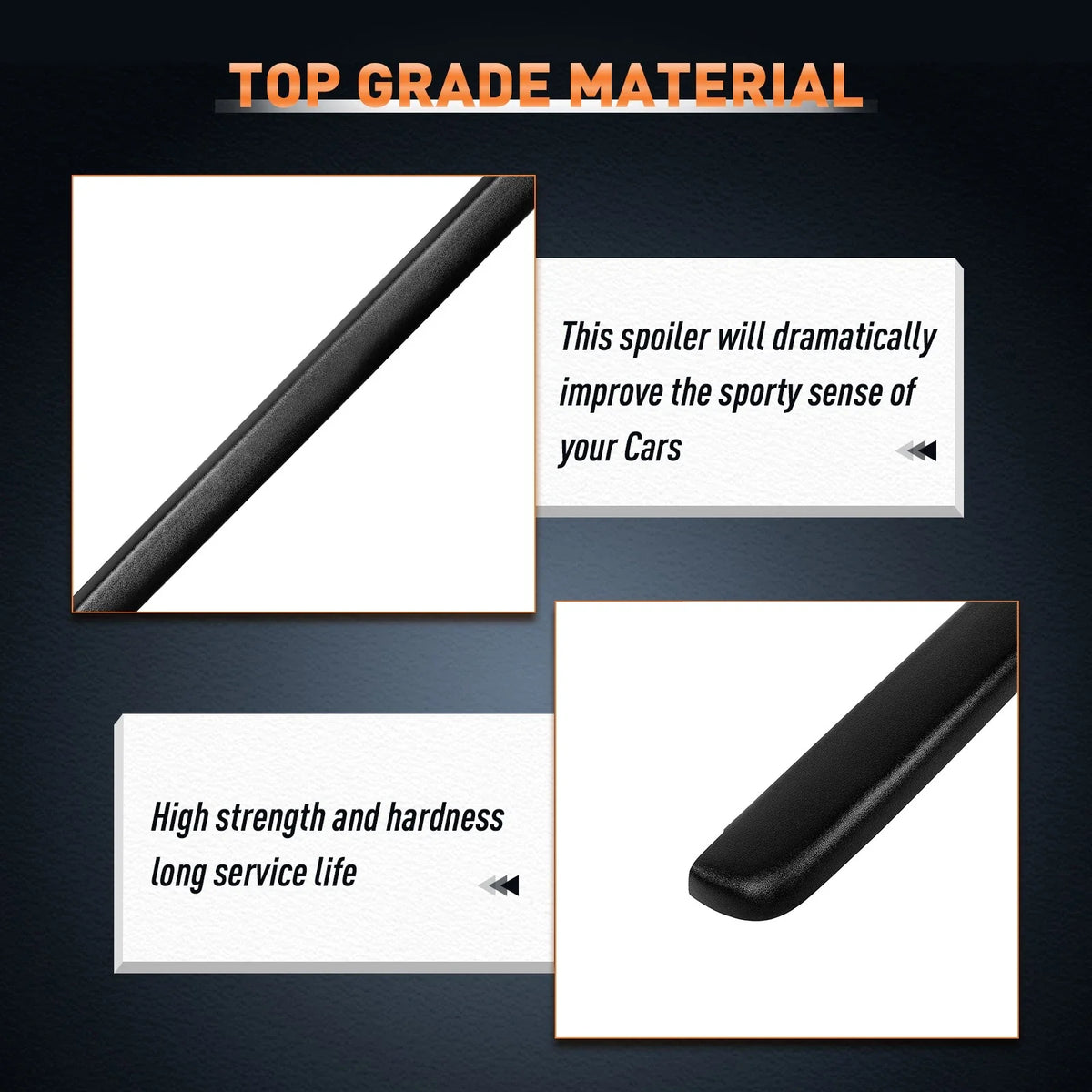 Smooth Bed Rail Caps (2pcs) for 1999-2006 GMC Sierra / Chevy Silverado
