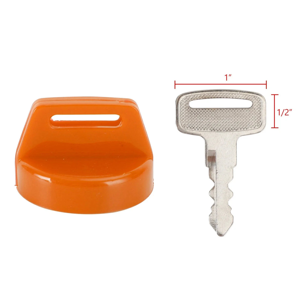 2X Ignition Key Cover 5433534 for Polaris Switchback 800/Rush 600 Pro RMK (2010–2023) Orange