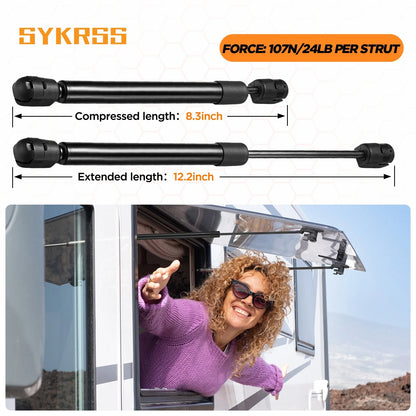 12 inch Gas Strut Shock Lift Support C16-03795 for Leer Camper Shell 2X