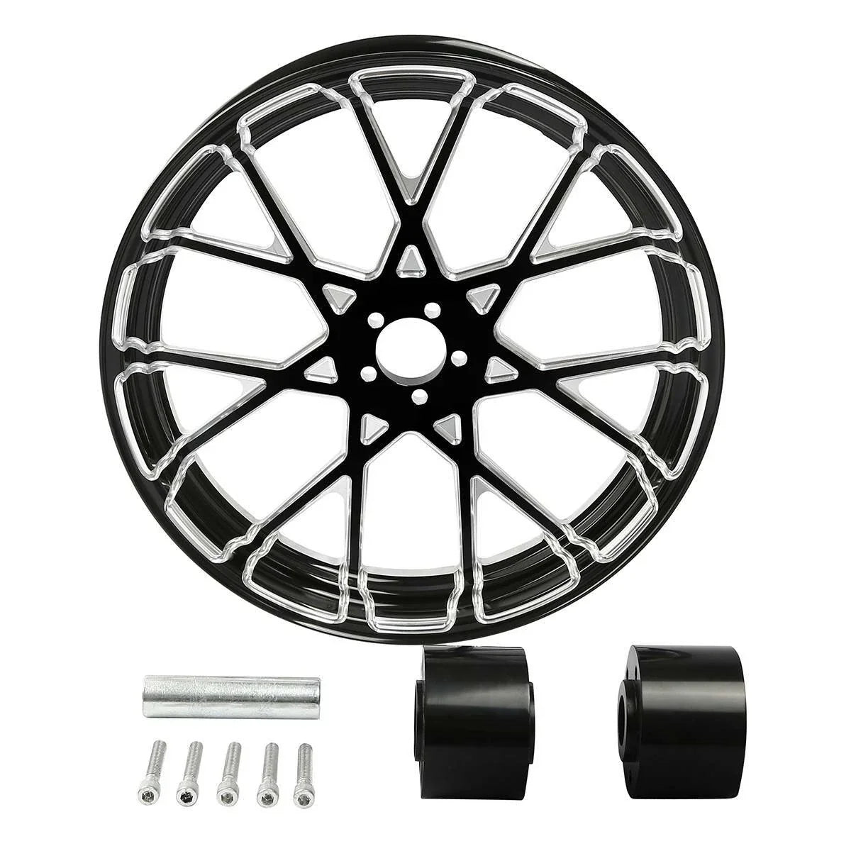 18'' CNC Wheel Rim with Dual Disc Hub for Harley Street Glide 1997-2021