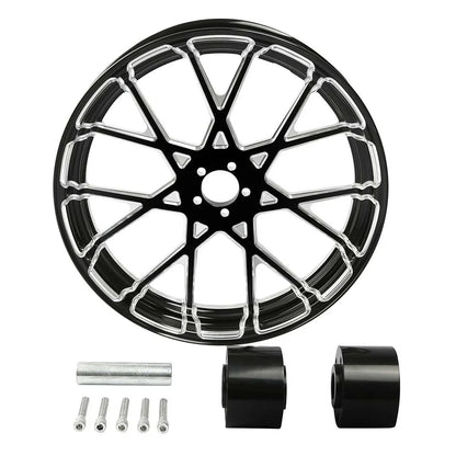 18'' CNC Wheel Rim with Dual Disc Hub for Harley Street Glide 1997-2021