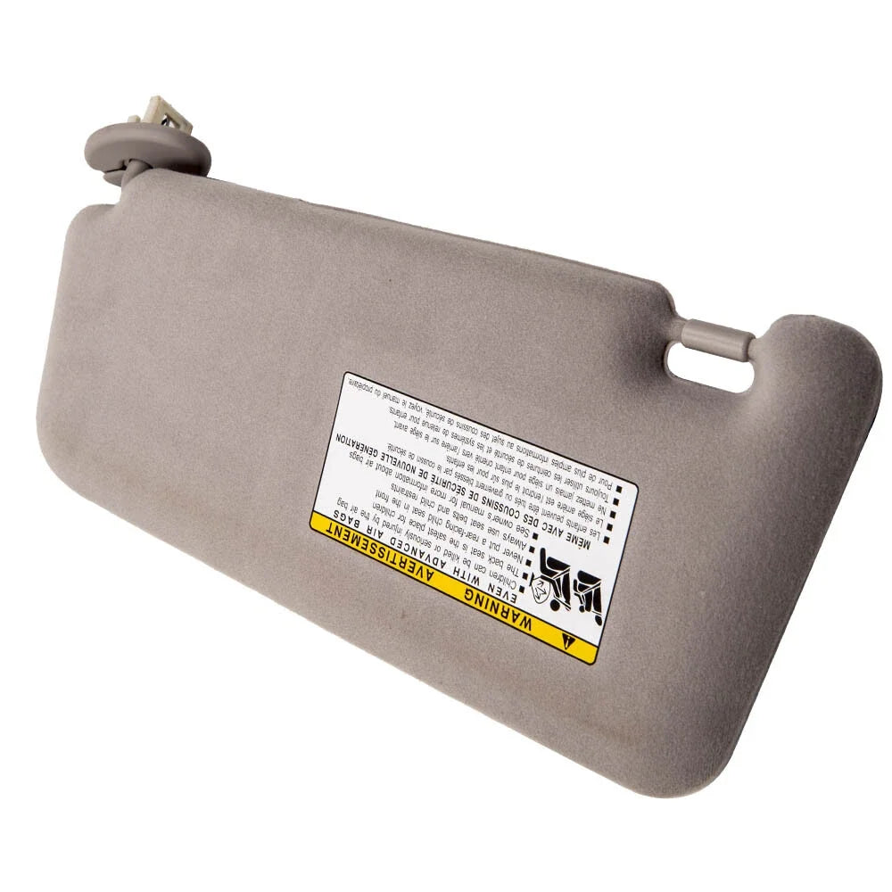 Right Passenger Sun Visor for Toyota Venza (2009–2016) 74317-60020-B1 Grey