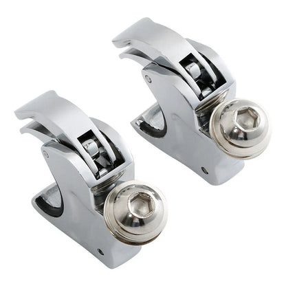 Windshield Clamps 39mm Quick Release Pair for Harley Dyna 2006-2017
