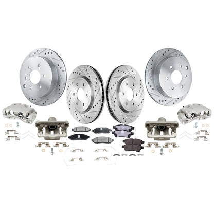 4-Wheel Brake Kit with Calipers for Nissan Frontier Xterra (2005–2019)