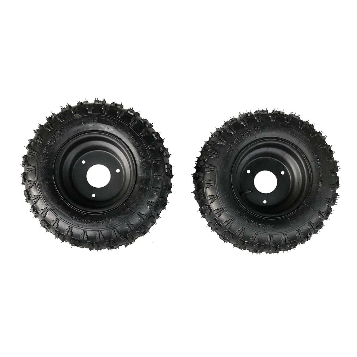 Wheel Tire Rim Assembly 6" for Quad Bike, Drift Trike, ATV, Go Kart - 2 Pack