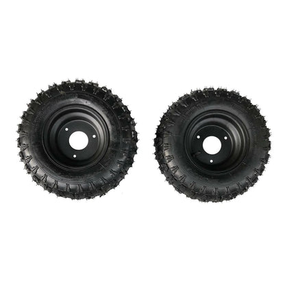 Wheel Tire Rim Assembly 6" for Quad Bike, Drift Trike, ATV, Go Kart - 2 Pack