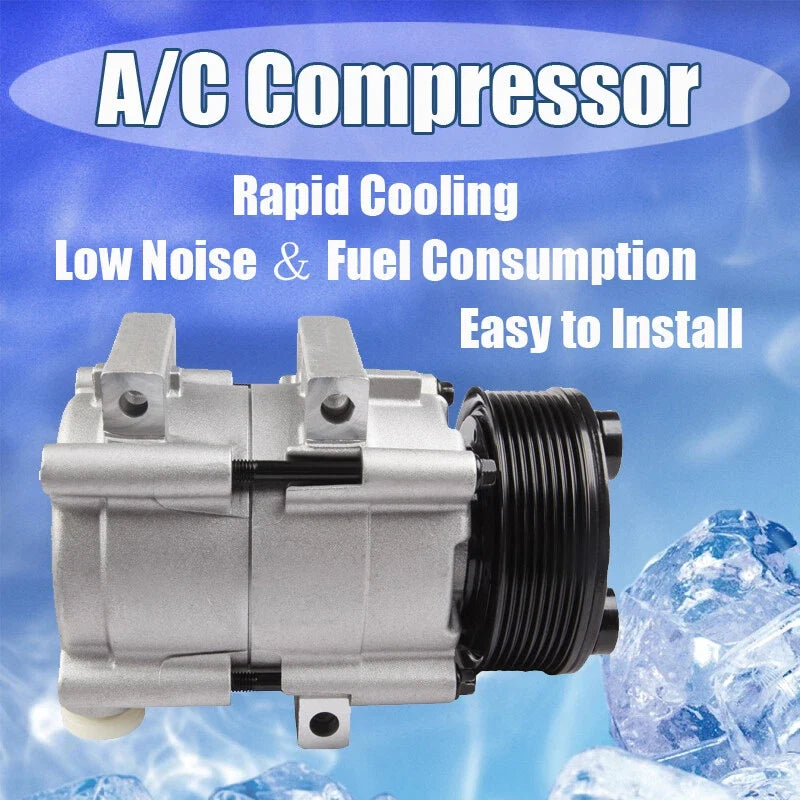 AC Compressor for Ford E-150 E-250 E-350 Econoline (1997–2001)