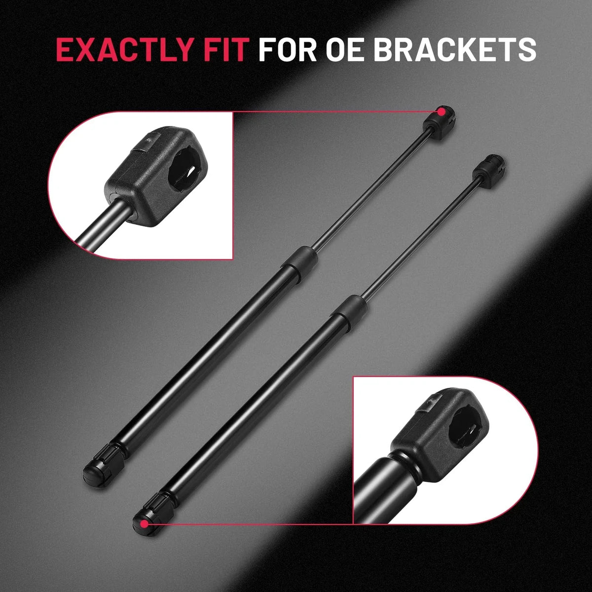 Rear Glass Lift Support Struts (2X) for GMC Cadillac Yukon 1999-2006