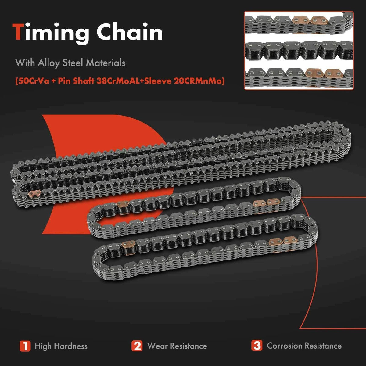 9x Timing Chain Kit (2005–2019) for Nissan Frontier Pathfinder