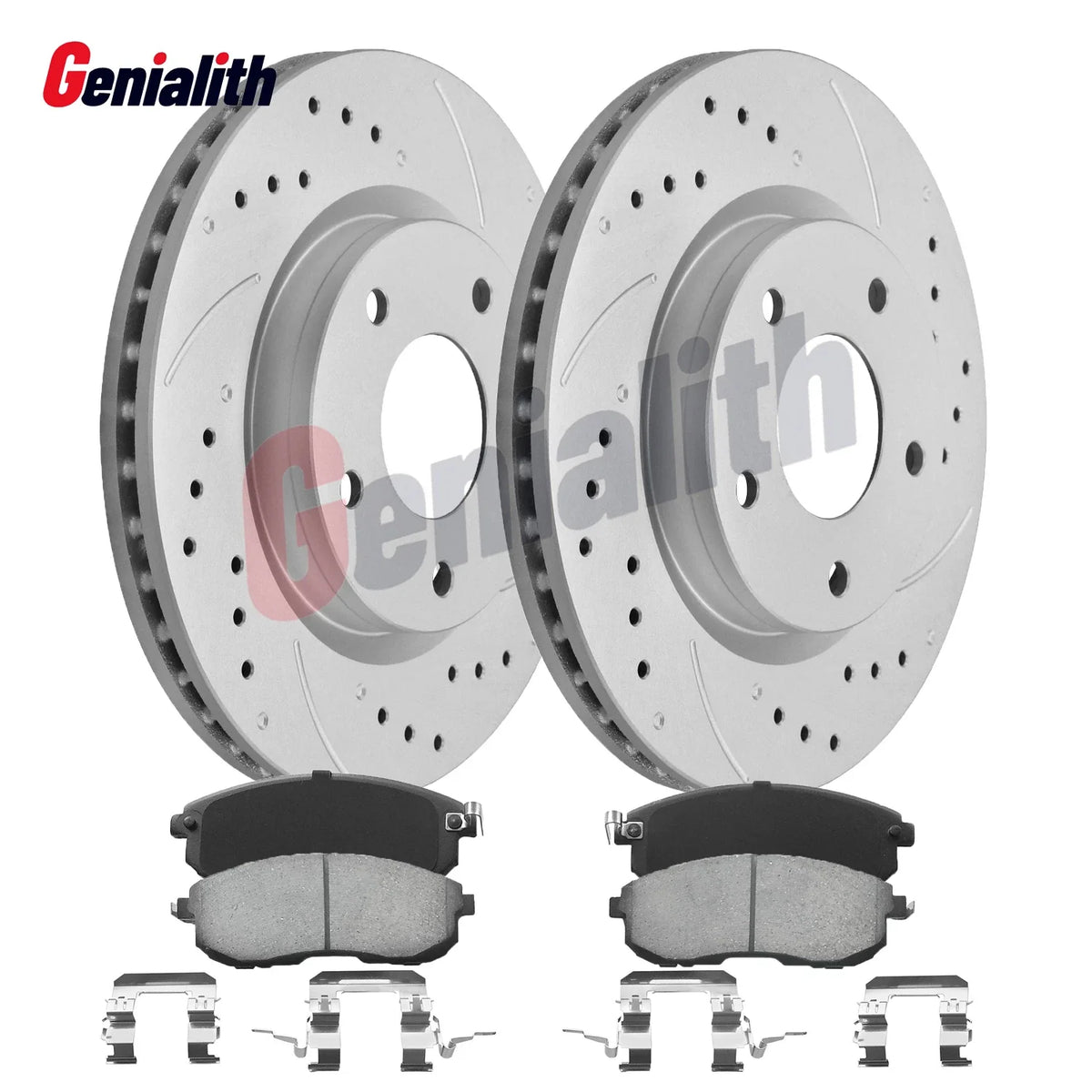 280mm Front Brake Rotors with Ceramic Pads for Nissan Sentra (2013-2019)
