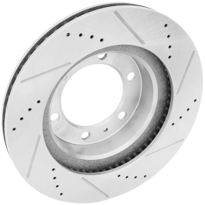 Front Brake Disc Rotors and Pads Kit for Toyota 4Runner Tacoma FJ Cruiser (2007–2014)