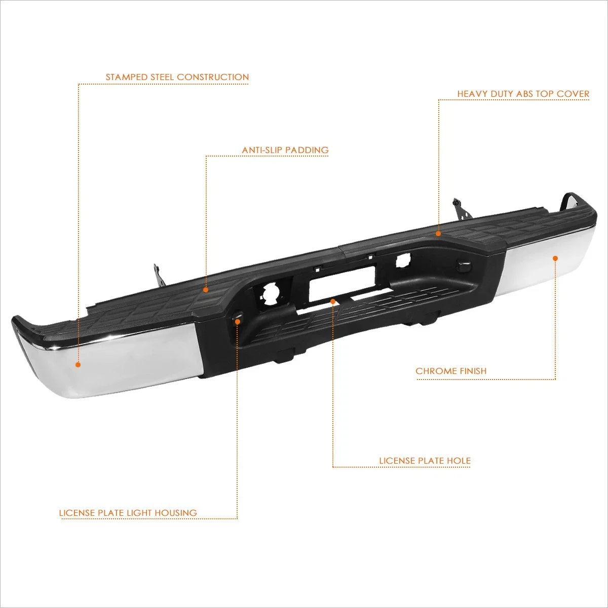 Rear Step Pad for GMC Sierra/Silverado 1500 (2007–2013)