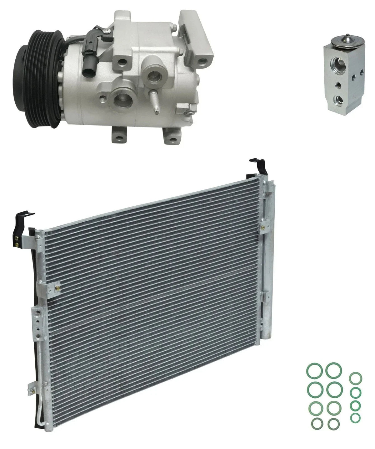 A/C Compressor Kit with Condenser for Kia Sedona 3.5L V6 (2011–2014)