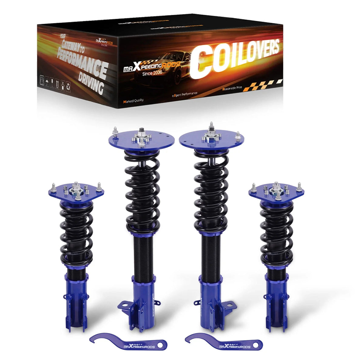 Adjustable Coilover Struts Shocks for Dodge Neon SRT-4 SX (2000–2005)