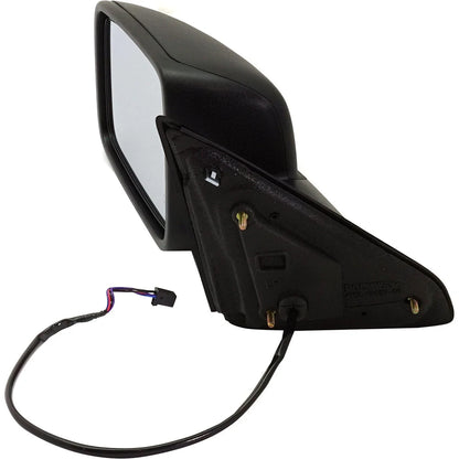 Manual Folding Black Driver Side Mirror for Dodge Ram 1500 (2009-2010)