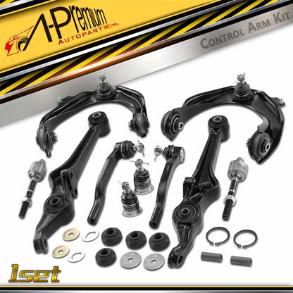Set of 12 Front Control Arm Tie Rod Ends for Honda Accord (1998–2002)