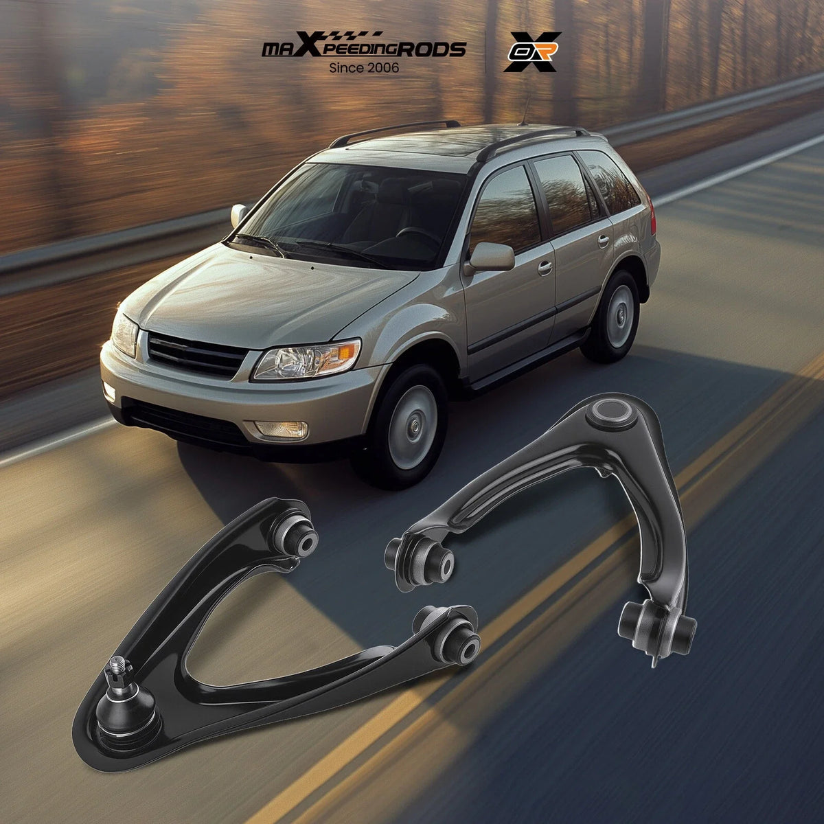 2X Front Upper Control Arms for Honda CR-V (1997–2001)