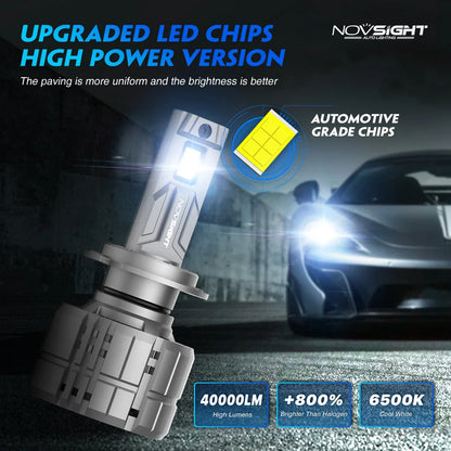 6-Pack LED Headlight Bulbs for H4 H7 H11 H13 9005 9006 9012