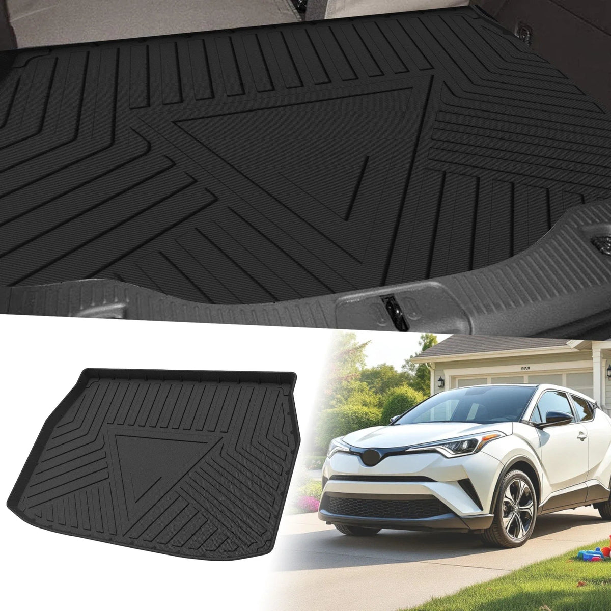 Cargo Liner Rear Trunk Mat for Toyota C-HR (2018–2023) TPE 1 Pc