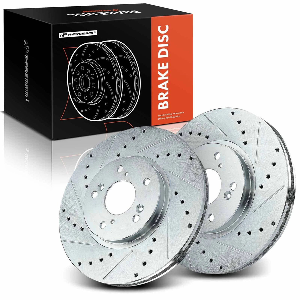 Front Side Drilled Rotors for Honda Accord (2003–2012)