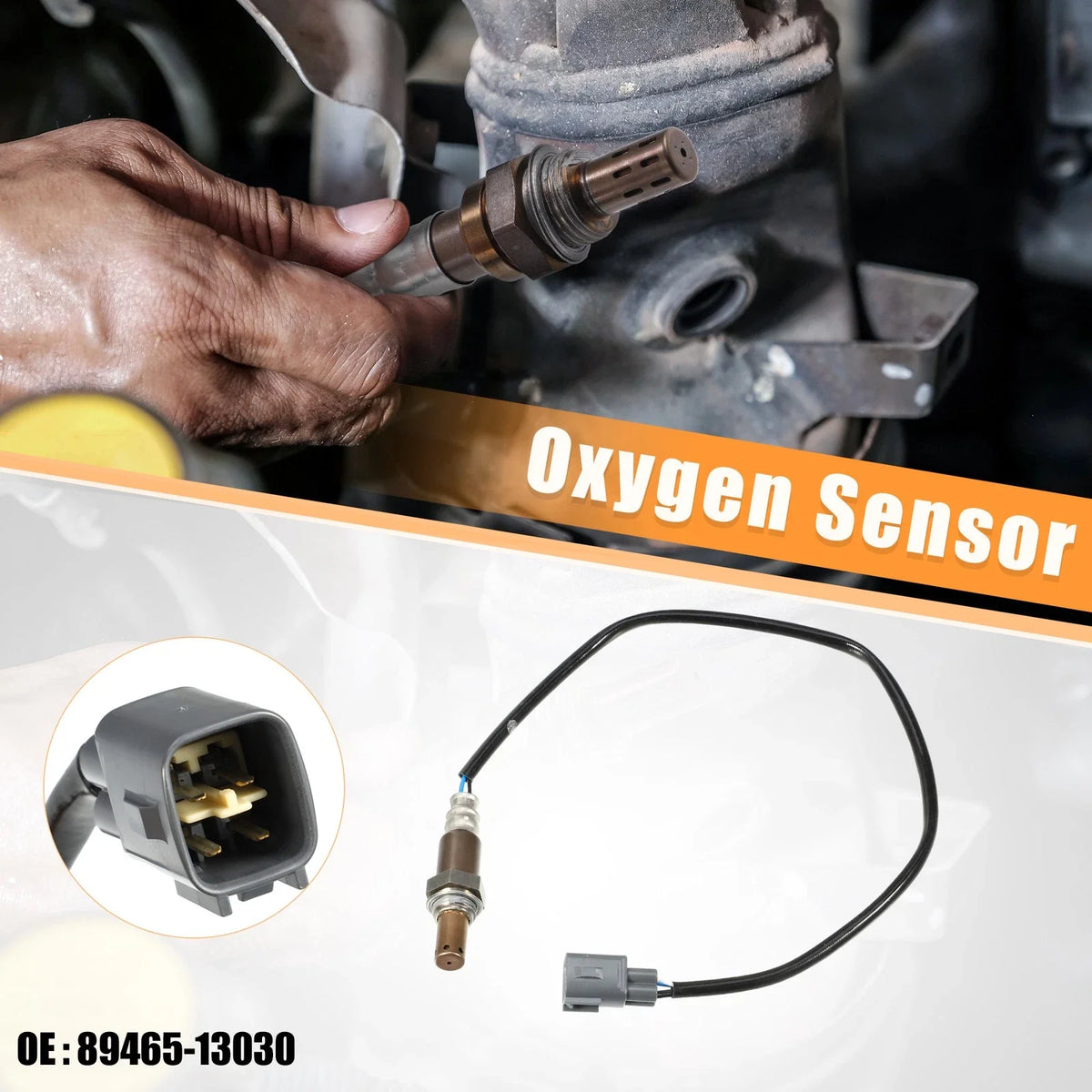 Upstream Oxygen Sensor for Pontiac Vibe (2003–2004) Toyota No. 89465-13030