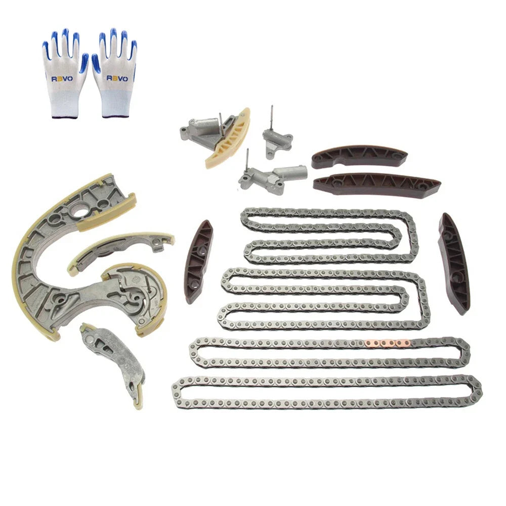 14pc Timing Chain Kit with Tensioner & Guide for Audi S4 2004-2009