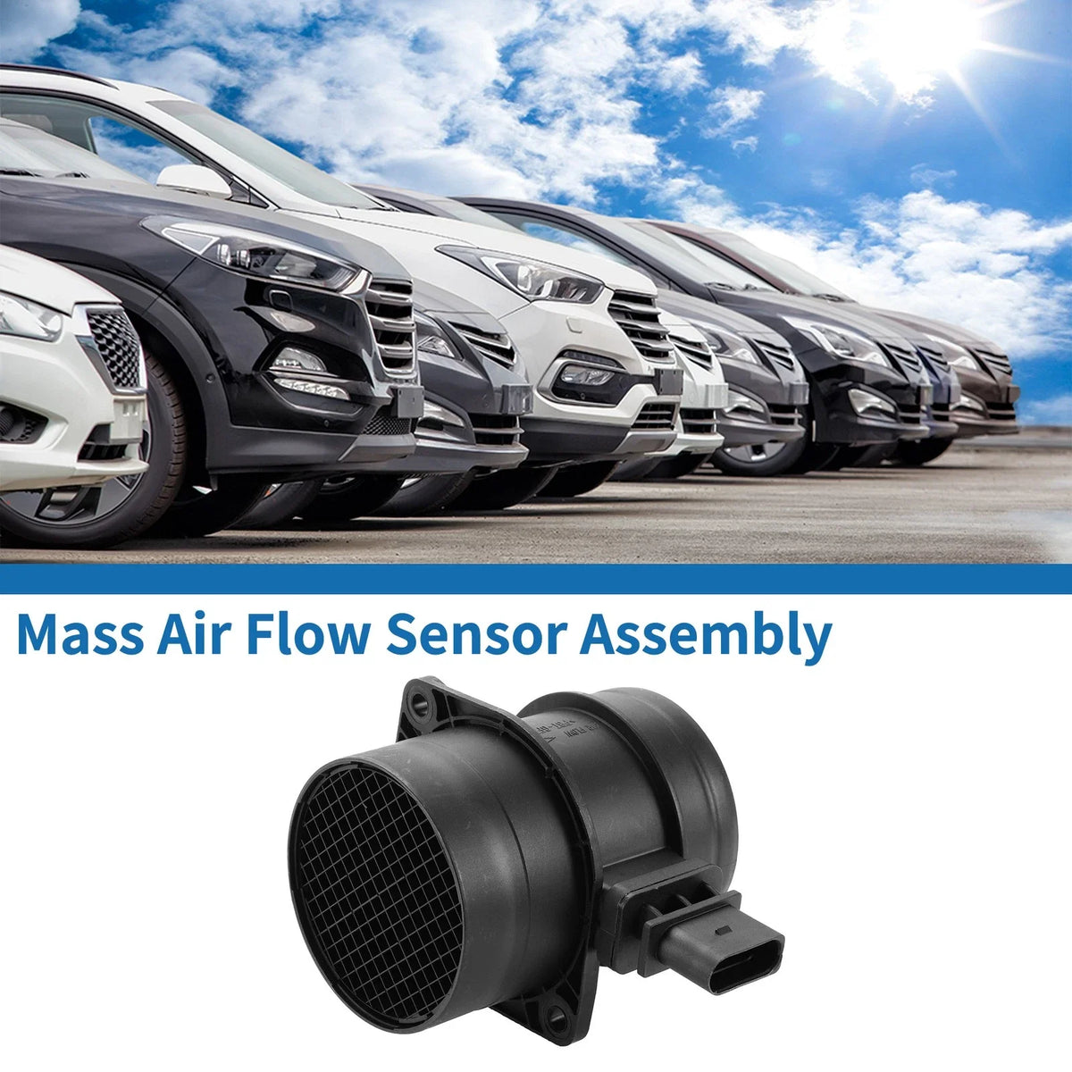 Mass Air Flow Sensor for Audi A3, Volkswagen (03G906461C)