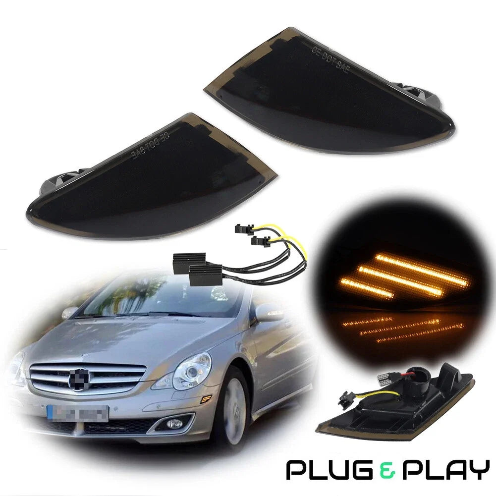 LED Front Side Marker Kit for Mercedes W251 R-Class (2006–2010)