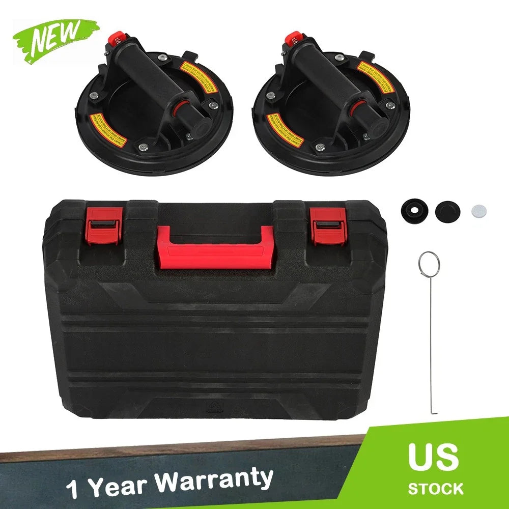 Vacuum Suction Cups 8" - 2Pc Heavy Duty Glass Tile Tool