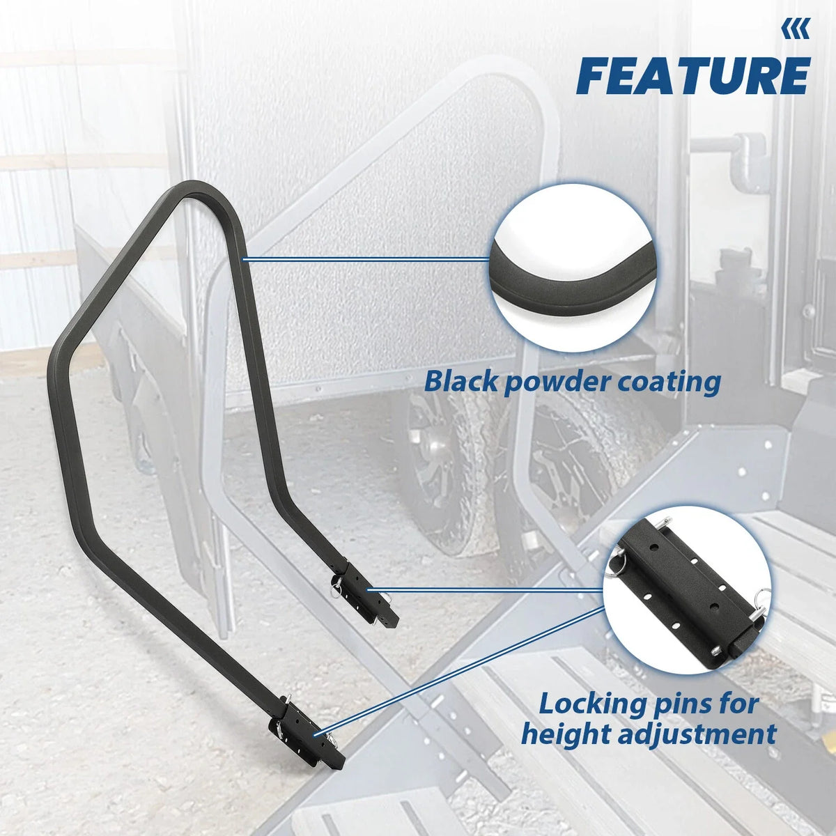 5th Wheel RV Handrail Step Assist for 3 & 4 Solid Steps (Gen 3)