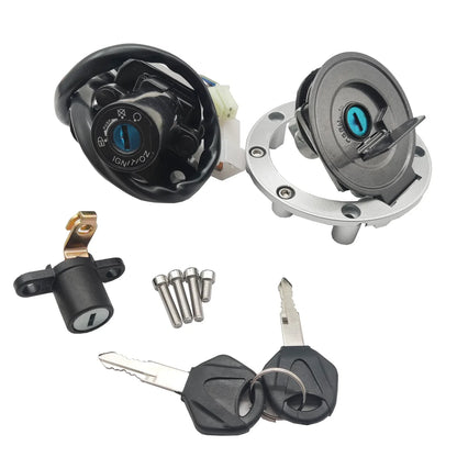 Ignition Switch Lock with Fuel Gas Cap for Yamaha YZF R1 R6 2004-2014