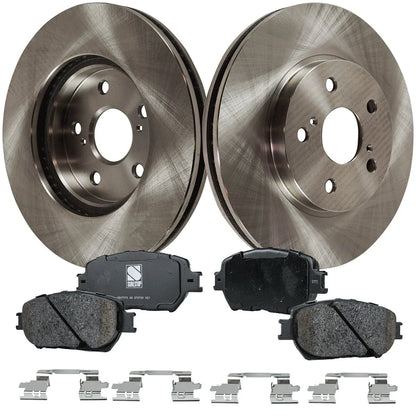 Front Brake Pads & Disc Kit for Toyota Camry (2002-2005)