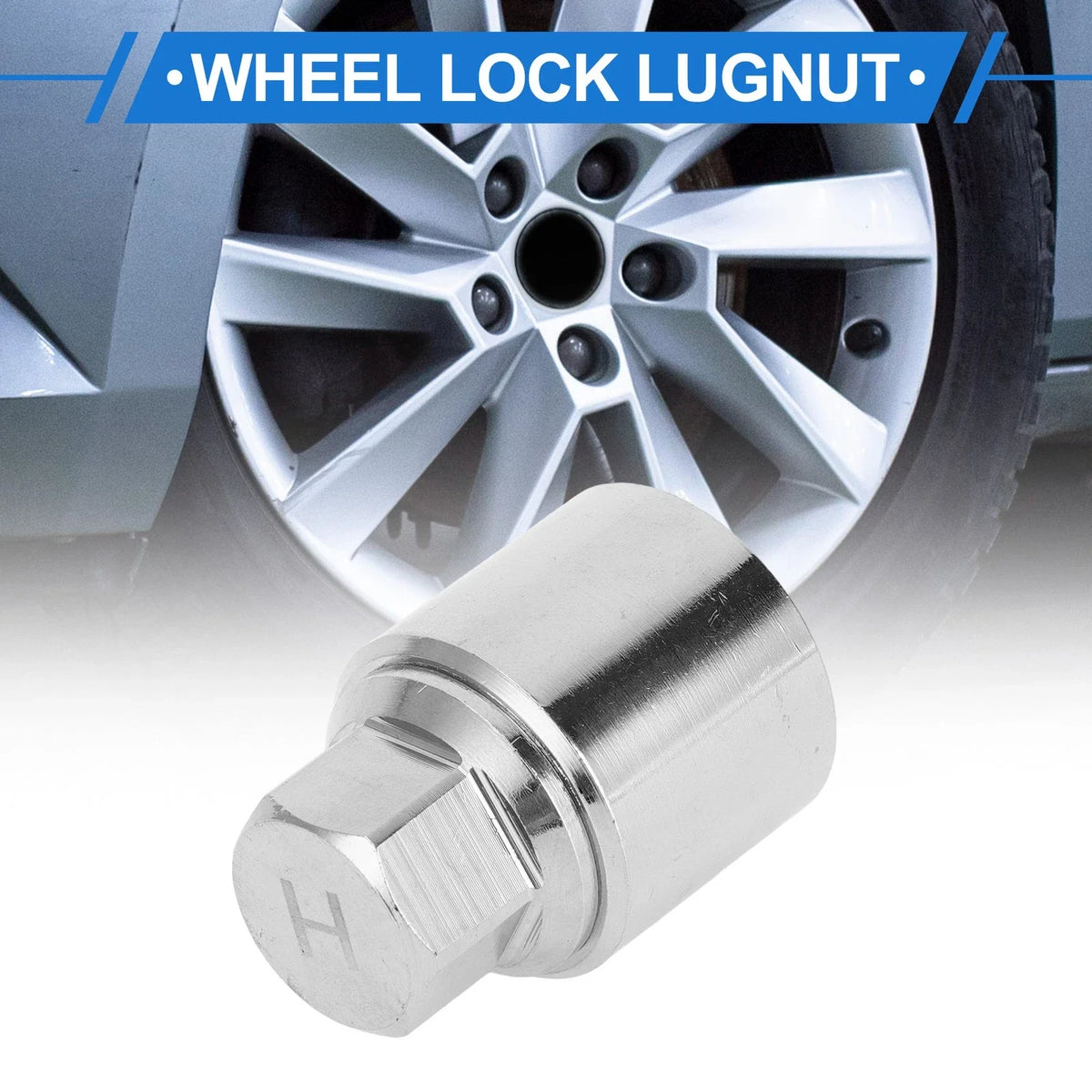 Type H Wheel Lock Lugnut Antitheft Screw Nut Removal Key Socket for Skoda VW 
