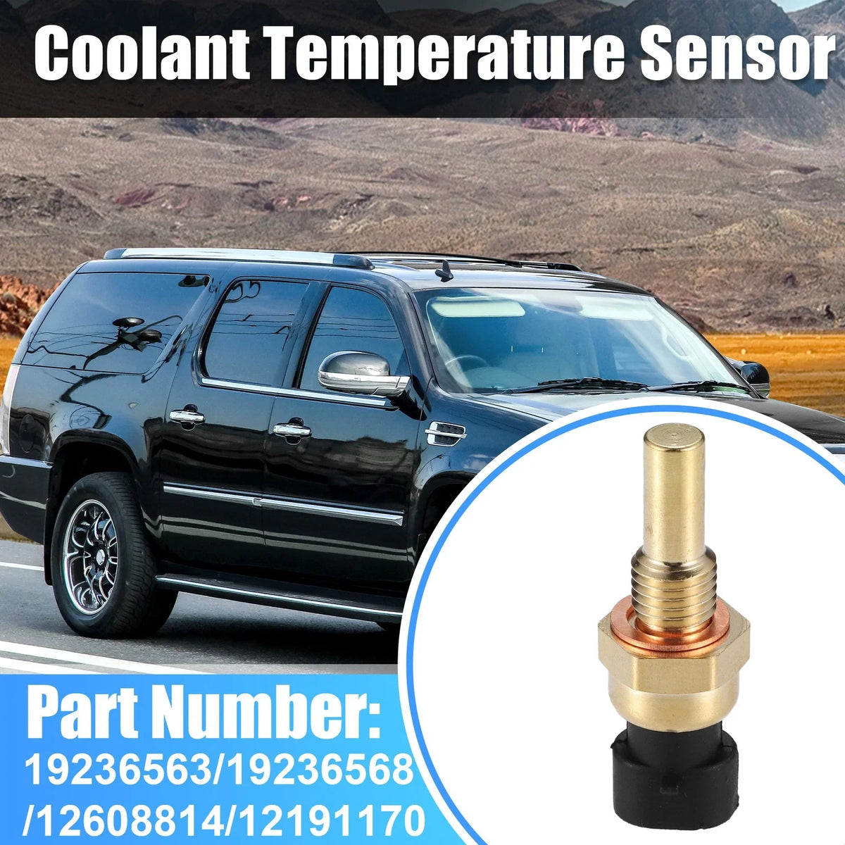Engine Coolant Temperature Sensor No.19236568 for Cadillac Escalade (2002–2020)