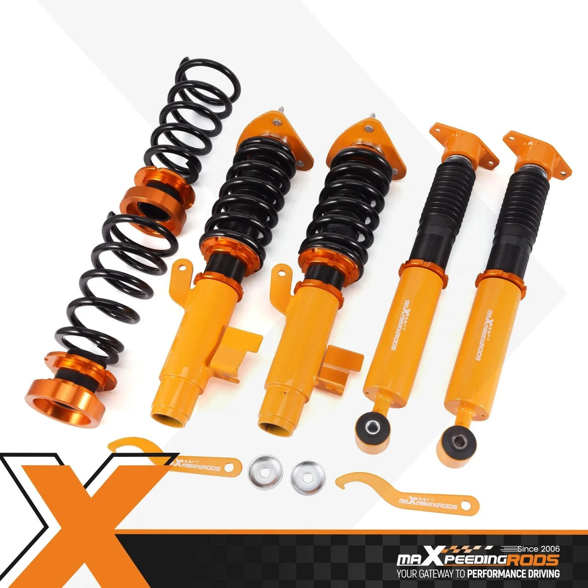 Adjustable Coilovers Suspension Shocks Kit for Mazda 3 (2010–2013)