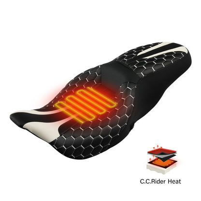 Heated Seat Assembly for Harley Touring 2009 to 2023