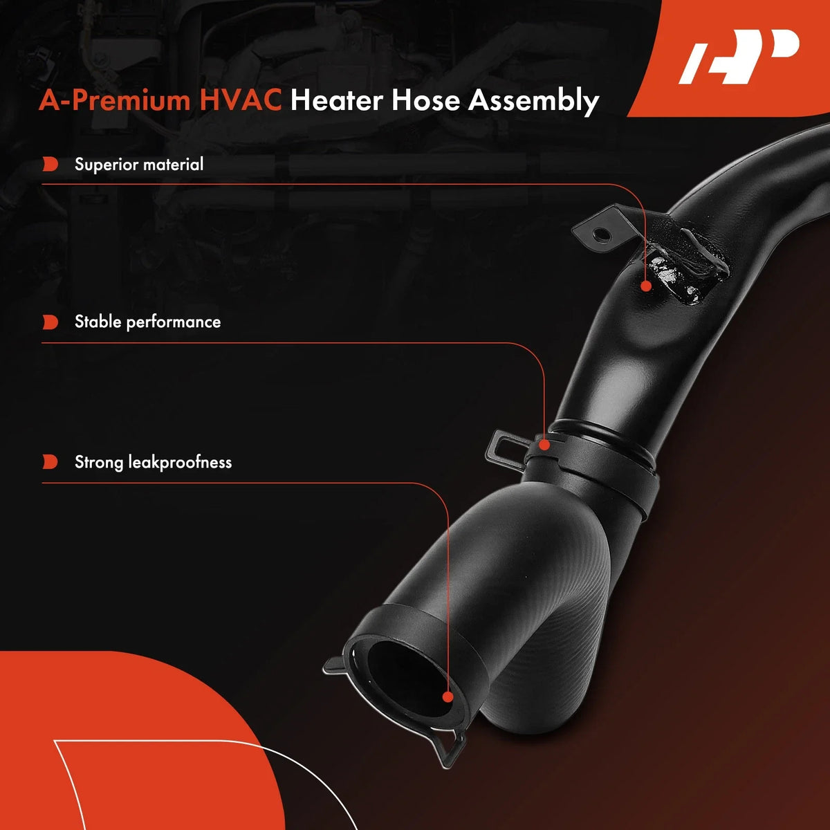 Steel Lower Heater Hose for HVAC in Ford Focus 2.0L (2000–2004)