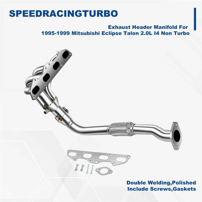 Exhaust Manifold Header for 2.0L I4 Non Turbo Eclipse Talon 1995-1999