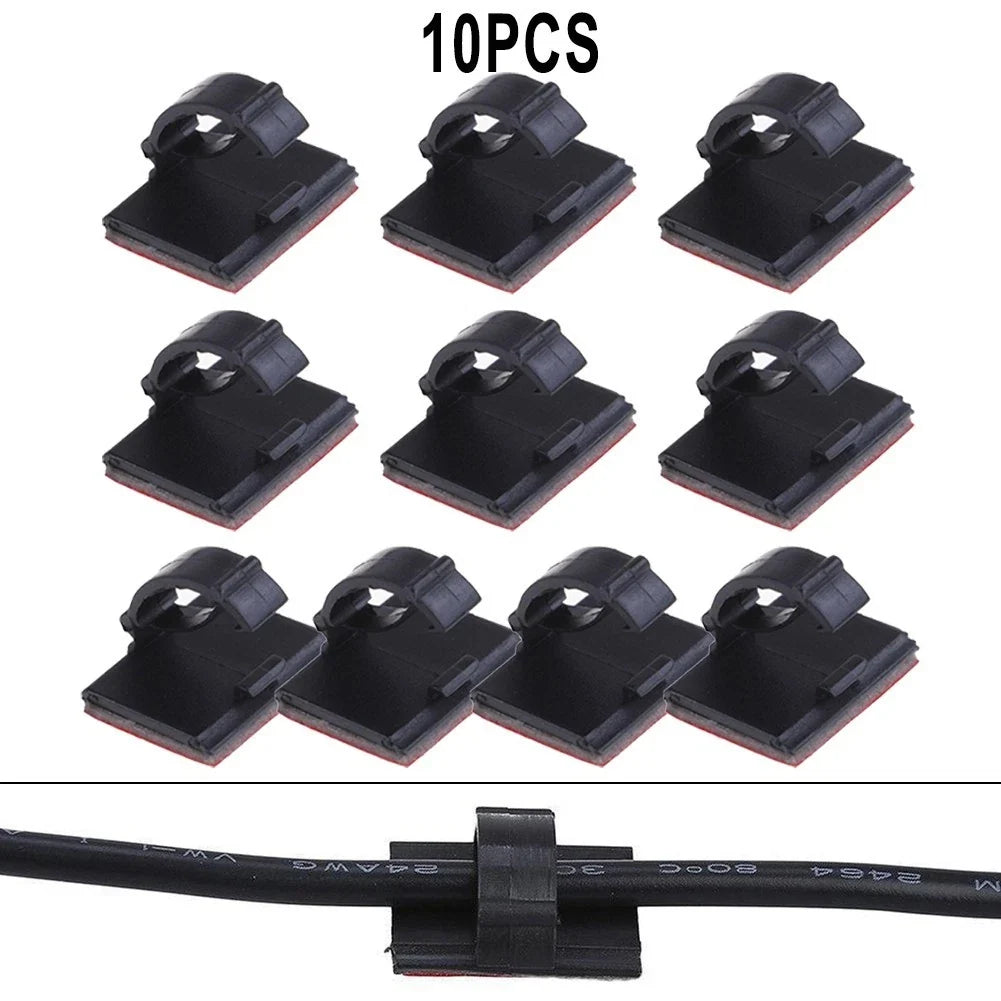 10pcs Wire Tie Cable Clamp Clip for Dash Cam Cable Management