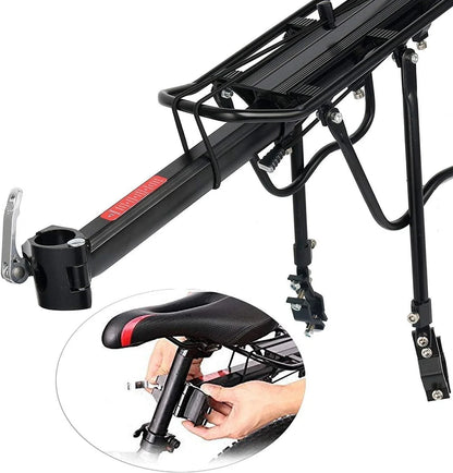 Rear Bicycle Cargo Rack - Quick Release Design