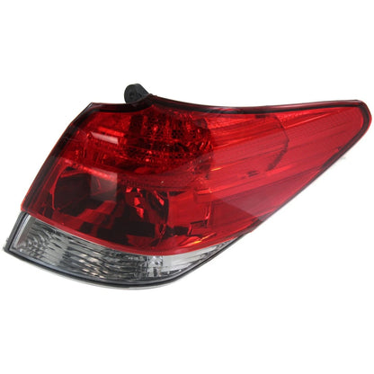 Halogen Tail Light Set of 2 for Subaru Outback (2010–2014) Outer Clear Red Lens