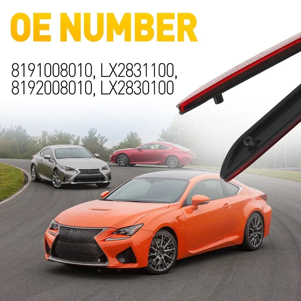 Rear Bumper Reflector Lamp Set - 2X LED for Lexus Toyota Sienna (K)