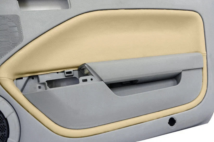 Leather Door Panel Insert Cards for Ford Mustang (2005–2009) Beige