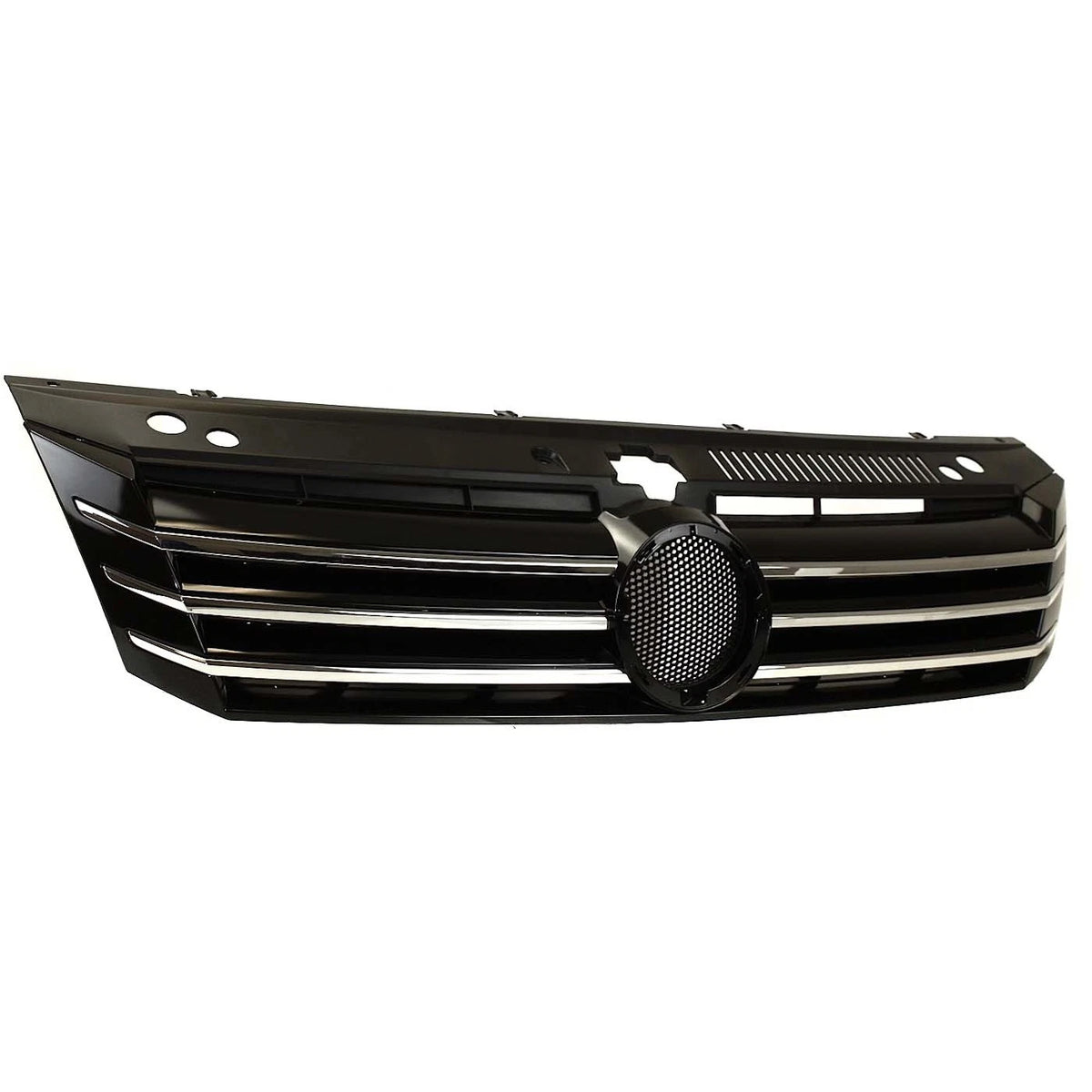 Grille for Volkswagen Passat (2012–2015) Painted Black Shell and Insert