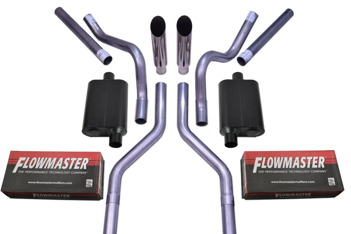 1963–1972 Chevy GMC C10 2.5" Dual Exhaust Kit - Flowmaster 40 Series
