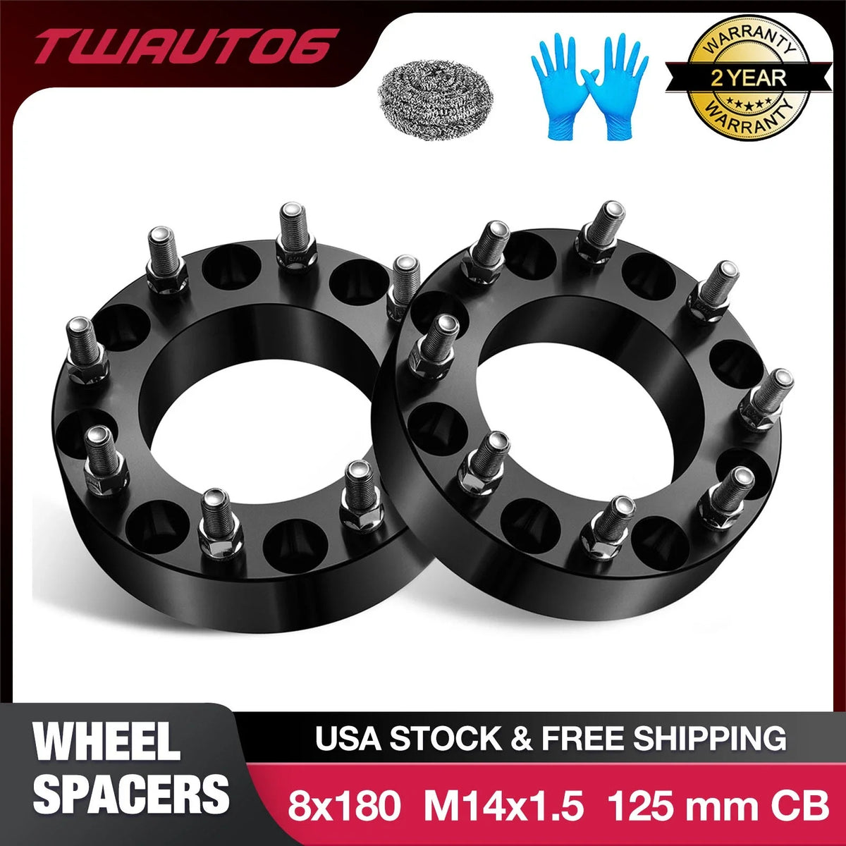 2" Wheel Spacers for GMC Chevrolet Sierra Silverado (2007–2014)