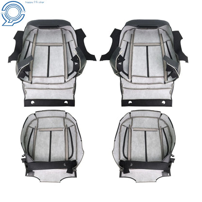 Leather Front Seat Covers in Black for Hummer H3 (2006–2010)